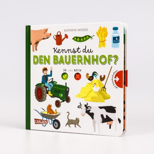 Buchcover und Innenansicht für das Buch: Kennst du den Bauernhof?