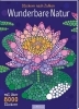 Buchcover und Innenansicht für das Buch: Stickern nach Zahlen - Wunderbare Natur