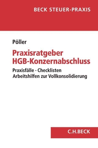Buchcover und Innenansicht für das Buch: Praxisratgeber HGB-Konzernabschluss