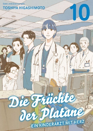 Buchcover und Innenansicht für das Buch: Die Früchte der Platane - Ein Kinderarzt mit Herz 10