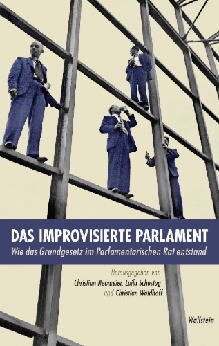 Buchcover und Innenansicht für das Buch: Das improvisierte Parlament
