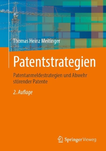 Buchcover und Innenansicht für das Buch: Patentstrategien
