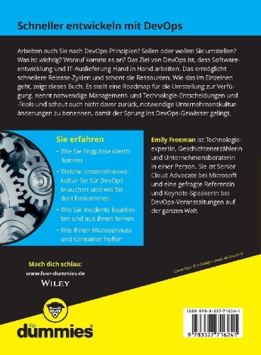 Buchcover und Innenansicht für das Buch: DevOps für Dummies