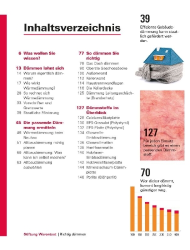 Buchcover und Innenansicht für das Buch: Richtig dämmen