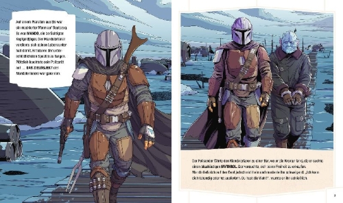 Buchcover und Innenansicht für das Buch: Star Wars:Telle est la Voie