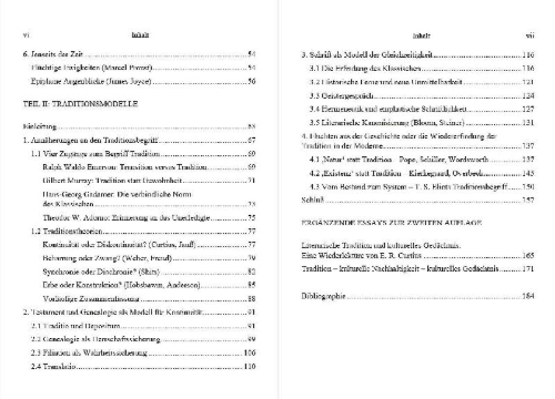 Buchcover und Innenansicht für das Buch: Zeit und Tradition