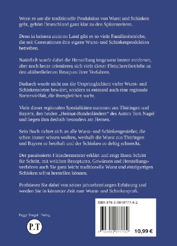 Buchcover und Innenansicht für das Buch: Wurstrezepte aus Thüringen und Bayern