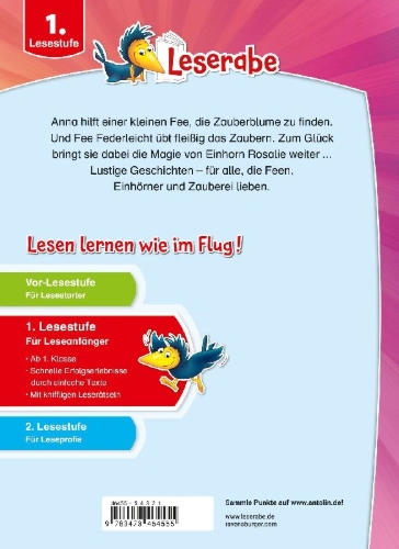 Buchcover und Innenansicht für das Buch: Leserabe Sonderausgaben - Feenabenteuer zum Lesenlernen