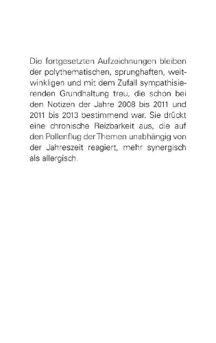Buchcover und Innenansicht für das Buch: Zeilen und Tage III