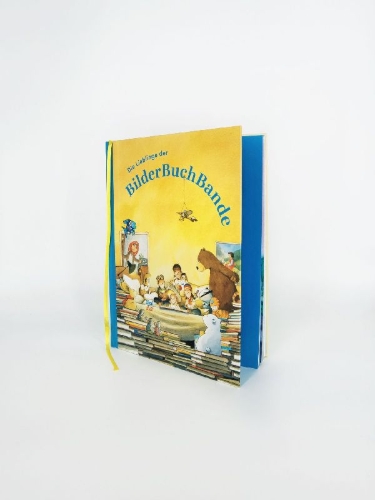 Buchcover und Innenansicht für das Buch: Die Lieblinge der BilderBuchBande