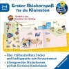 Buchcover und Innenansicht für das Buch: Wieso? Weshalb? Warum? junior Stickerheft - Kindergarten