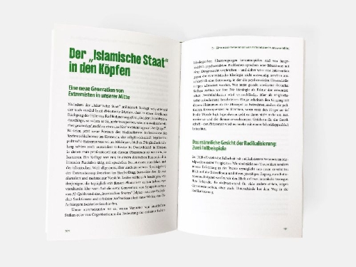 Buchcover und Innenansicht für das Buch: Die Radikalisierten
