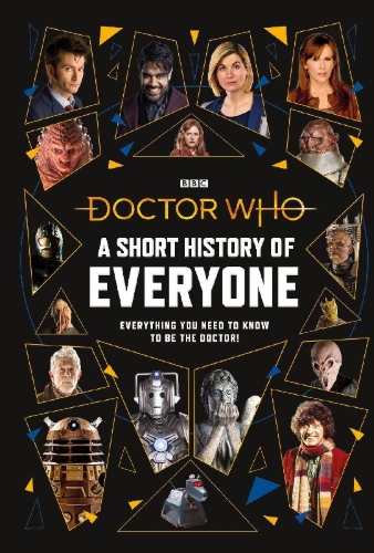 Buchcover und Innenansicht für das Buch: Doctor Who: A Short History of Everyone