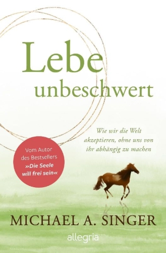 Buchcover und Innenansicht für das Buch: Living Untethered - Beyond the Human Predicament