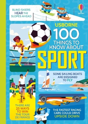 Buchcover und Innenansicht für das Buch: 100 Things to Know About Sport