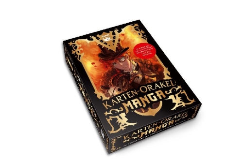 Buchcover und Innenansicht für das Buch: Karten-Orakel Manga I 44 Karten sind der Schlüssel zu deinem Schicksal