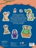 Buchcover und Innenansicht für das Buch: Jan & Henry: Der große Glow-in-the-Dark-Stickerspaß