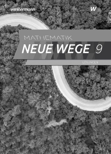 Buchcover und Innenansicht für das Buch: Mathematik Neue Wege SI 9. Lösungen. Für Hamburg