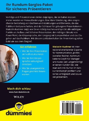 Buchcover und Innenansicht für das Buch: Erfolgreich präsentieren für Dummies