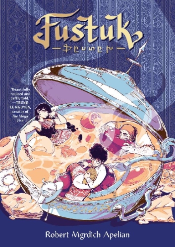 Buchcover und Innenansicht für das Buch: Fustuk: A Graphic Novel