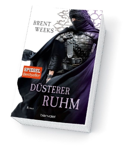 Buchcover und Innenansicht für das Buch: The Blood Mirror (04 The Lightbringer)