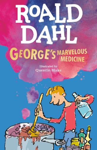 Buchcover und Innenansicht für das Buch: George's Marvelous Medicine