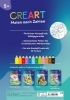 Buchcover und Innenansicht für das Buch: CreArt Malen nach Zahlen ab 5: Zauberponys