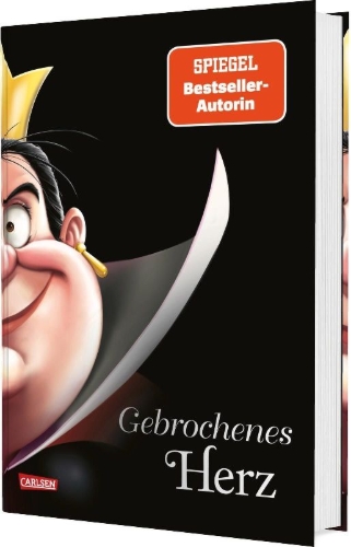 Buchcover und Innenansicht für das Buch: Disney Villains 12: Gebrochenes Herz (Villains "Herzkönigin" - Alice im Wunderland)