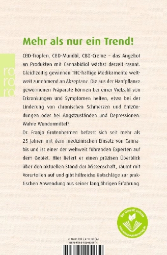 Buchcover und Innenansicht für das Buch: Die Heilkraft von CBD und Cannabis