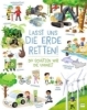 Buchcover und Innenansicht für das Buch: Lasst uns die Erde retten! - So schützen wir die Umwelt