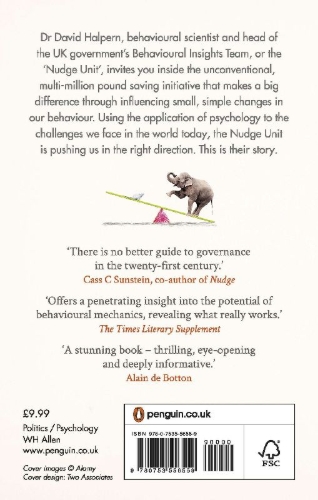 Buchcover und Innenansicht für das Buch: Inside the Nudge Unit