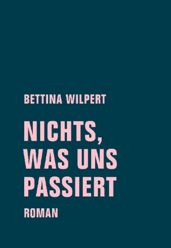 Buchcover und Innenansicht für das Buch: nichts, was uns passiert