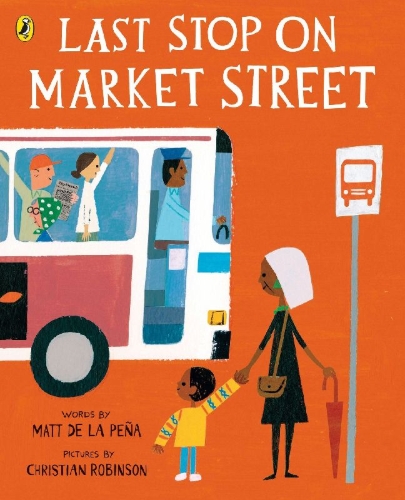 Buchcover und Innenansicht für das Buch: Last Stop on Market Street