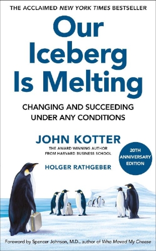 Buchcover und Innenansicht für das Buch: Our Iceberg Is Melting