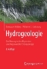Buchcover und Innenansicht für das Buch: Hydrogeologie