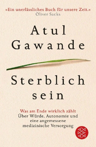 Buchcover und Innenansicht für das Buch: Being mortal