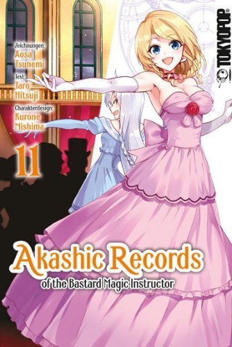 Buchcover und Innenansicht für das Buch: Akashic Records of the Bastard Magic Instructor 11
