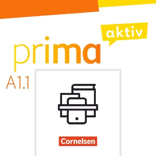 Buchcover und Innenansicht für das Buch: Prima aktiv A1: Band 1 - Kursbuch und Arbeitsbuch im Paket