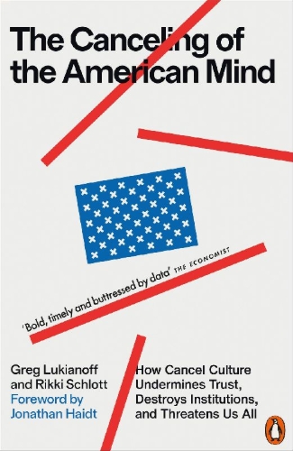 Buchcover und Innenansicht für das Buch: The Canceling of the American Mind