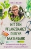 Buchcover und Innenansicht für das Buch: Mit dem Pflanzenarzt durchs Gartenjahr