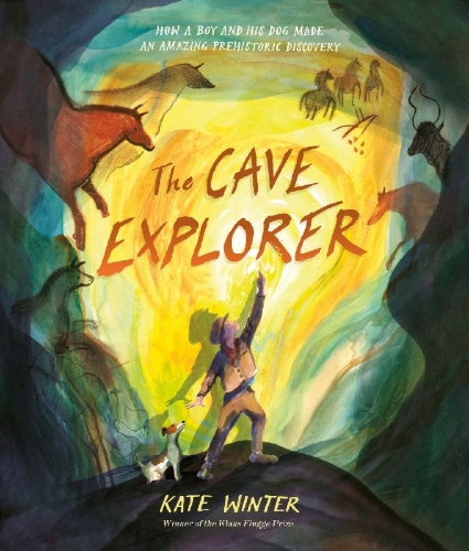Buchcover und Innenansicht für das Buch: The Cave Explorer