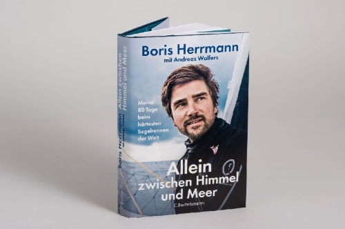 Buchcover und Innenansicht für das Buch: Allein zwischen Himmel und Meer