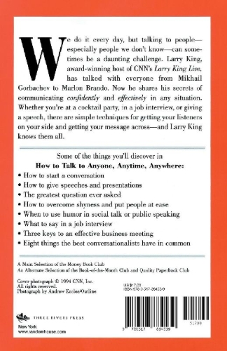 Buchcover und Innenansicht für das Buch: How to Talk to Anyone, Anytime, Anywhere