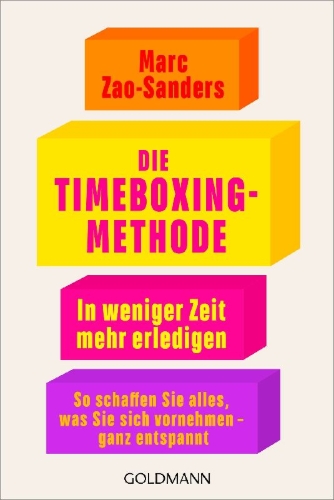 Buchcover und Innenansicht für das Buch: Timeboxing