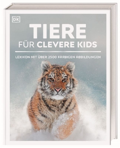 Buchcover und Innenansicht für das Buch: Wissen für clevere Kids. Tiere für clevere Kids