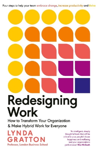 Buchcover und Innenansicht für das Buch: Redesigning Work