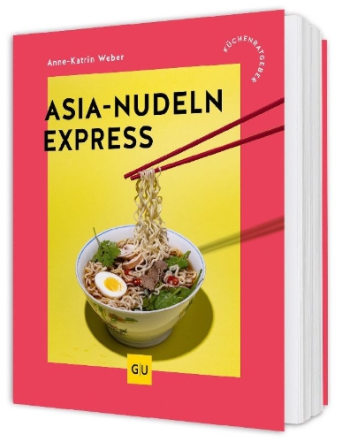 Buchcover und Innenansicht für das Buch: Asia-Nudeln Express