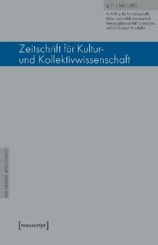 Buchcover und Innenansicht für das Buch: Zeitschrift für Kultur- und Kollektivwissenschaft