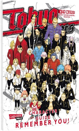 Buchcover und Innenansicht für das Buch: Tokyo Revengers Character Meikan REMEMBER YOU!
