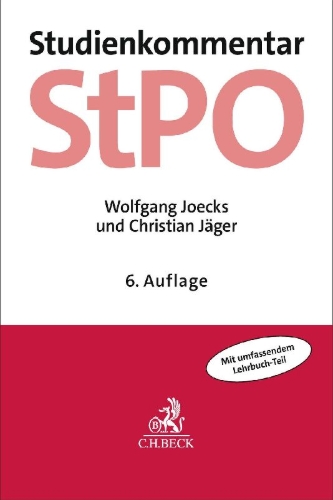 Buchcover und Innenansicht für das Buch: Strafprozessordnung. StPO